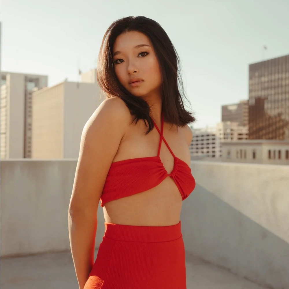 Red two piece set